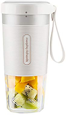 LRBBHJBB Licuadora Portátil USB Recargable,Batidora de Vaso Individual Extractor de Zumos,Mini Portable Blender Juicer,7.4V 300ml 700mAhx2 Remover/blanco / 300ml