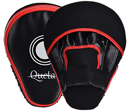 Queta Pratzen PU Handpratzen 1 Paar Trainerpratzen für Kickboxen Boxen Muay Thai Bewegung Karate Taekwondo Martial Arts