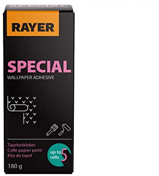 Rayer - Especial - Pegamento universal para papel y papel pintado de vinilo sobre base de papel, 180 g