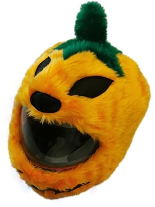 FunnyRiders Motorradhelm Überzug Plüsch Helmüberzug Motorrad - Lustig Motorrad Helm Überzug - Helmüberzug Motorradhelm - Hochwertiger Stoff-Cover Helm Deko