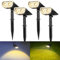 Linkind StarRayS Lampe Solaire Extérieur 3000K Blanc Chaud LED Projecteur Solaire 350 Lm, Marche/Arrêt Automatique,IP67 Etanche, StarRayS LED Projecteur Solaire pour Jardin, [Classe Énergétique A]