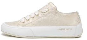 Candice Cooper Sneakers aus Leder, Gold 39