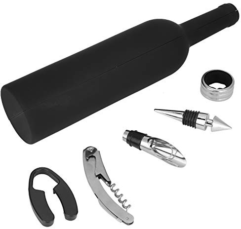 Kit D'ouverture de Bouteille avec Tire-bouchon, Accessoires pour Ouvre-Vin, Coffret Essentiel, pour les Fêtes des Amateurs de Vin