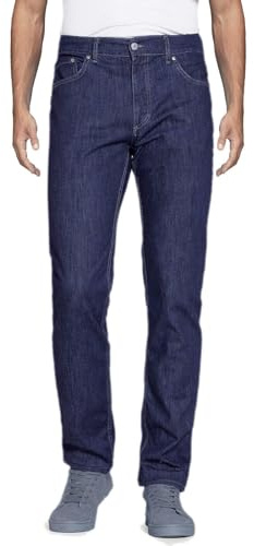 VEQUÈ Jeans Uomo Comodo Regular Fit Pantaloni Leggeri Elasticizzati Comfort Pantalone Gamba Dritta (IT, Numero, 58, Regular, Regular, Blu Chiaro)