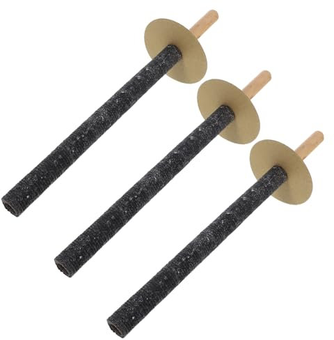 Mipcase 3pezzi Torce Da in Legno Portatile Torcia Per Esterni Con Per Decorazioni Da All e Cortili