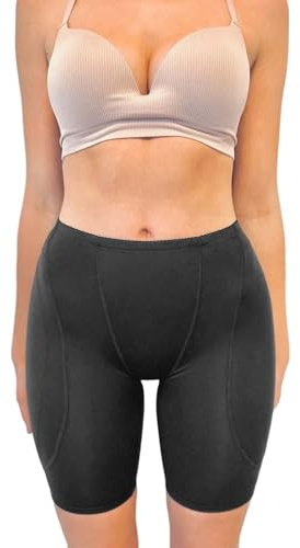 Fajas para Vestidos Ajustados Faja Reductora Falda Pantalon Mujer Bragas con Relleno Gluteos Fajas para Mujer Cintura Alta Pantalones Moldeadores Invisibles Faja Black XL