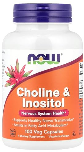 Now Foods Choline & Inositol 500 Mg - 100 Caps