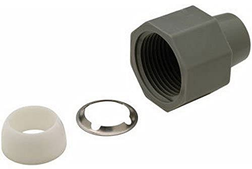 Zurn 1/2x3/8 Nut Ring Cone Set, Brass, 1 Pc, Hex, Plumbing, Cone Set