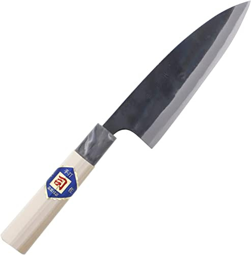 土佐刃物流通センター Tosa Hamono Distribution Center, Tosa Knife, Black Uchi, Funayuki Knife, White Steel, No. 1 5.9 inches (150 mm)
