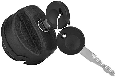 Abschließbarer Tankdeckel,Auto Tankdeckel 45mm Durchmesser Universal Kraftstoff Benzin Verschluss Tankdeckel w / 2 Tasten abschließbar 191201551