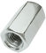 AERZETIX - C58222 - Juego de 10 tuercas de acoplamiento hexagonales alargadas M5x15mm - tuerca de prolongación con rosca métrica - en acero galvanizado