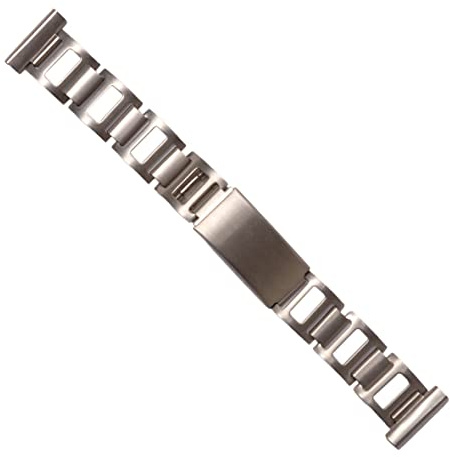 Dcasmo group Cinturino per Orologio in Acciaio Inossidabile Bambu Perforato 19mm da Uomo New Old Stock 1970 - Bracciale Vintage Originale Diver Racing - Strap Tradizionale dell'Orologeria Antica