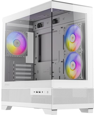 Boitier+Mini+Tour+Micro-ATX+Antec+CX500M+RGB+avec+panneaux+vitr%C3%A9s+%28Blanc%29