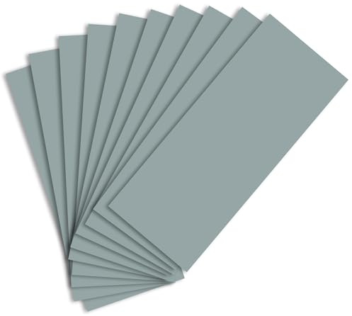 Sandphyrre Papier de Verre, 10000 Grain Papier Abrasif Eau/Sec 9 x 3,6 pouces, papier à poncer Fin Utilisé pour polir le Métal, le Bois, les Voitures（10 Papier）