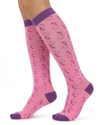 Nurse is Love Medias De Compresión Mujer Para Enfermera - Calcetines Compresion para Trabajo TCAE, Medicos, Vet | Usa Con Zuecos Sanitarios, Regalos Originales | Accesorios Enfermeria P STETHOS