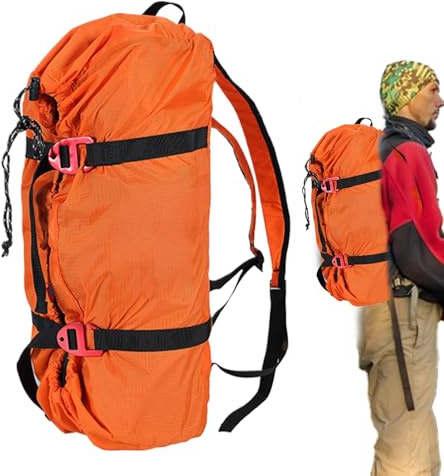 Vhjlfig Climbing Bag - Rope Storage Backpack,Lightweight Design Arborist Equipment Hiking Gear Mountaineering Supplies for Outdoor Camping Caving Gym Hiking Sailing