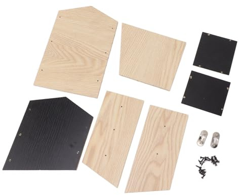 GLOGLOW House de Chauve-Souris en Bois, Refuge de Boîte de Chauve-Souris pour Jardin Extérieur Cour de Patio Facile pour Les Chauves-Souris pour Atterrir et Se Percher la Maison de en Bois, Nan Nan