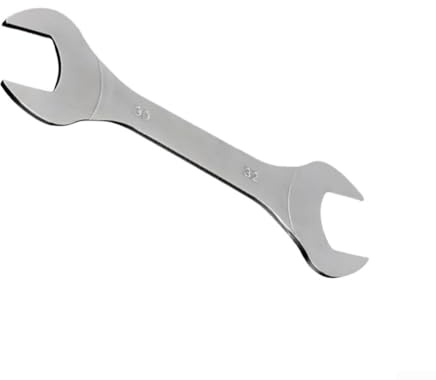 Honseadek Chiave a doppia estremità aperta, da 30 a 32 mm, strumento a testa sottile per spazi ristretti, in acciaio ad alto tenore di carbonio, con finitura lucida a specchio, compatibile con bici da
