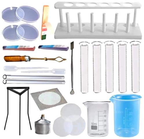 Kit de experimentos de química para estudiantes, juego de utilidad de ciencia de laboratorio escolar, material educativo de aprendizaje STEM
