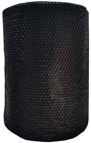 GIOPSQ Film negro con burbujas de espuma color menta – Almohadilla de espuma gruesa para paquetes exprés, packs de papel, protección contra golpes y caídas para paquetes (0,4 × 8 m, 1 rollo) film burb