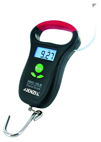 JENZI Digitale Fischwaage bis 25kg, mit Maßband