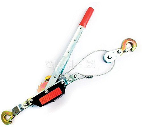 PARANCO VERRICELLO ARGANO MANUALE GANCIO TRAINO 4T 4000kg FUNE CAVO ACCIAIO