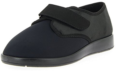VAROMED Tromsö ortopediska skor dam på Hallux, reumatism eller artros I hälsoskor för mycket känsliga fötter I Made in Germany, svart, 41 EU X-bred