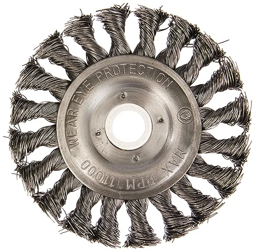 BGS 3985 - Brosse plate - brosse ronde tressée - Ø 115 mm