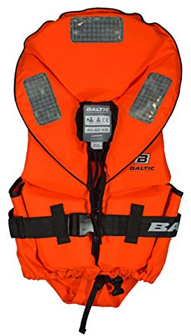 Baltic Pro Sailor 100N - Giubbotto di salvataggio per bambini (mod. 1284), colore: arancione, dimensioni: 40-50 kg