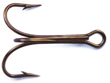 Mustad 3551 Classic Drillingshaken, Standardstärke, Angelhaken für Angelausrüstung, erhältlich in Bronze, Nickel, Gold, Blond Rot, Größe 8/0, 25 Stück, Bronze