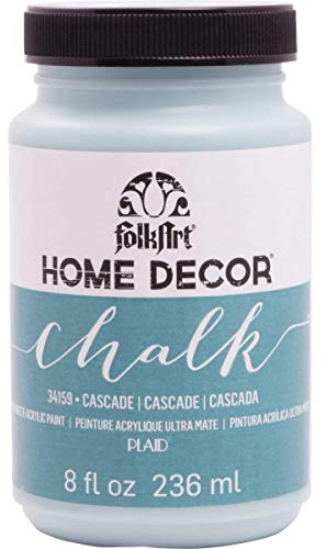 FolkArt Home Decor Chalk Furniture & Craft Paint in Assorted Colors, 8 ounce, Cascade,34159