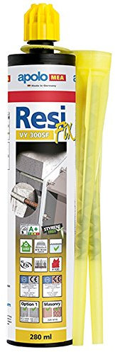 MEA Verbundmörtel ResiFIX VY 300 SF Styrolfrei, Option 1 Zulassung