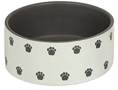 Nobby Hunde Keramiknapf PATA creme-grau Ø18 x 7 cm / 1,10 l
