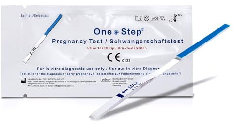 20 x One+Step Test de grossesse ultra-sensible I Test de grossesse précoce I Pregnancy Test I HCG Test I Détection Ultra Précoce I Sensibilité 10 mIU/ml
