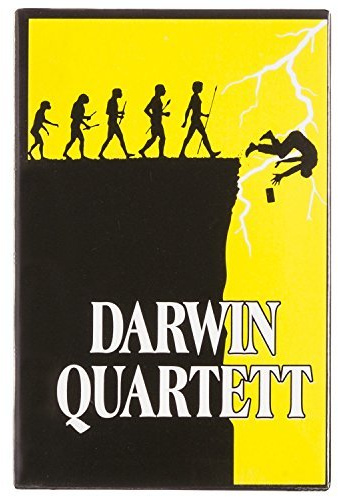 Goods+Gadgets® Darwin Quartett – Jeu de Cartes Humour Noir, 4 Familles