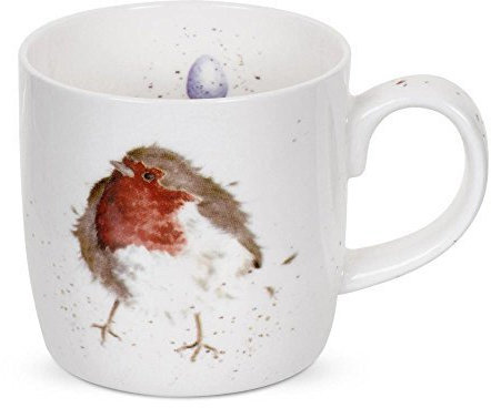 Royal Worcester Wrendale Garden Friend Robin Single Mug by Portmeirion