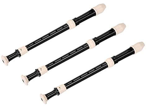 3 x Classic Cantabile F-Altflöte Barock F200B Kunststoff Set
