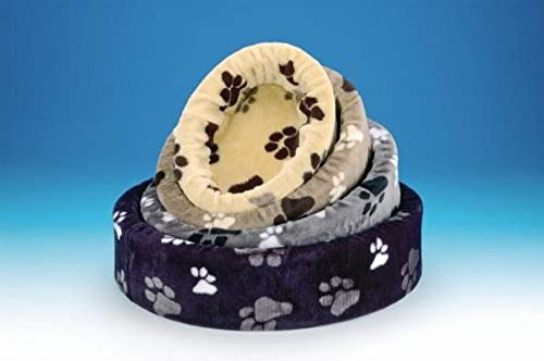 Nobby Plüschbett Pfote, grau, 3-farbig 100 cm, 1 Stück