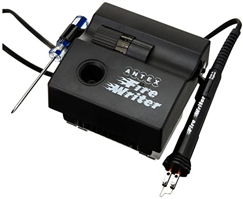 Antex Firewriter Pyrography Tool - 2 Year Warranty - UK Made, Black