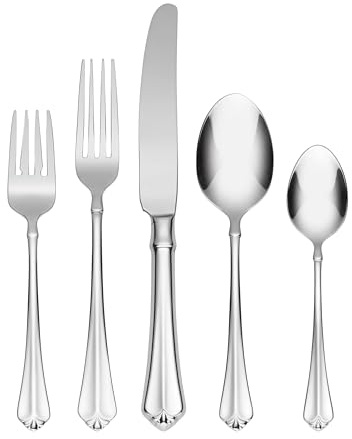 Oneida Juilliard 45-Piece 18/10 Silverware Set for 8, Flatware