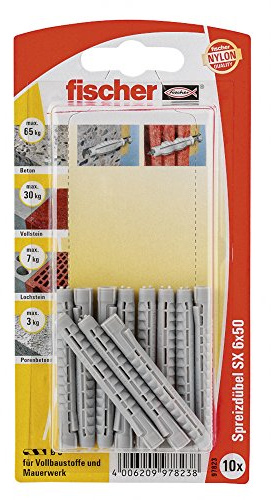 Fischer taco SX 6 x 50 K SB de tarjeta, 097823