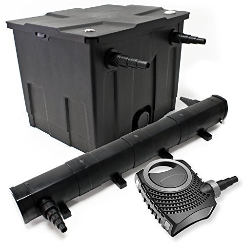 Set: Bio dammfilter 12000 l 72 W UVC dammklarare 80 W dammpump