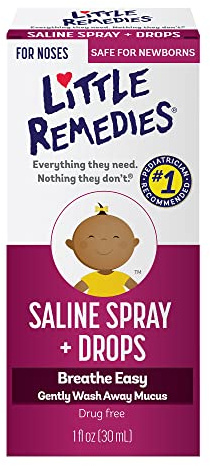 Little Remedies Noses Saline Spray/Drops, 1 Ounce