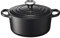 Le Creuset Signature Gusseisen-Bräter mit Deckel, Ø 18 cm, Rund, Für alle Herdarten und Induktion geeignet, Volumen: 1,8 l, 2,572 kg, Schwarz, 21177180000430