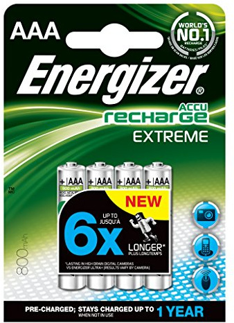 Energizer 035710 Piles rechargeables 1000 mAh