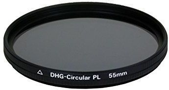 Dörr DHG Zirkular Polfilter 55 mm mit extrem Flacher Filterfassung/beidseitige 10-fache Mehrschichtvergütung