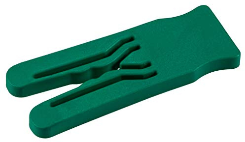 GedoTec 100 Pcs Professional 13a Adjusting washers Glazing Blocks Wedges for Compensate at The Mount of Substructures Thick 1 mm Plastic garantiert Safe Seat Through self-Clamping, Green, 0.20