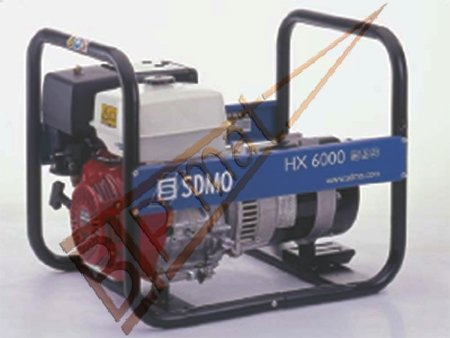SDMO HX6000C Professionelle Einphasen-Elektro-Gruppe Intens-Motor Honda 6000 W