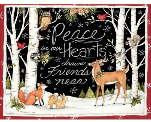 Lang Susan Winget 1004777 - Tarjetas de Navidad (18 unidades, 19 sobres, 13,7 x 17,5 cm)