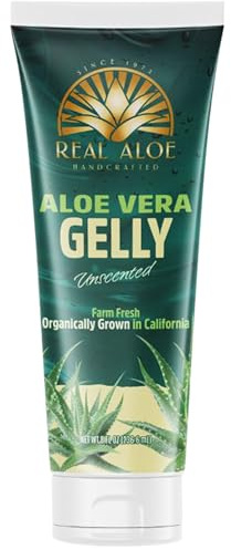 Real Aloe Aloe Vera Gelly - Unscented 8 oz (230 ml) Gel